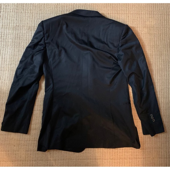 Yves Saint Laurent Rive Gauche Men's Suit Jacket Black 3buttons 100%‎ Cupro - Picture 4 of 11